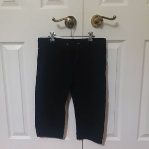 💚 2/$35 Zara TRF black cropped sweatpants